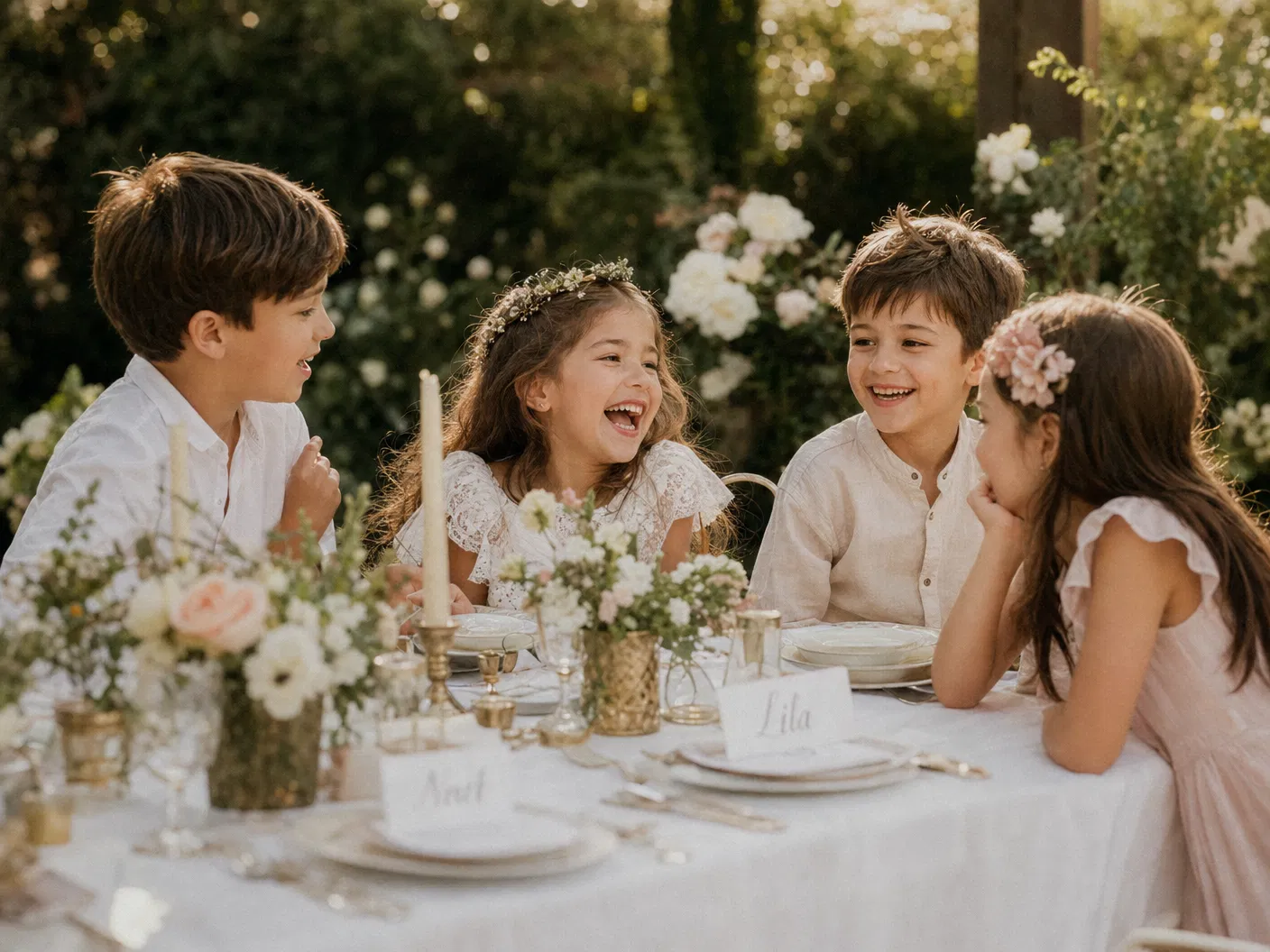 Enfants qui s'amusent — organisation anniversaire enfant haut de gamme