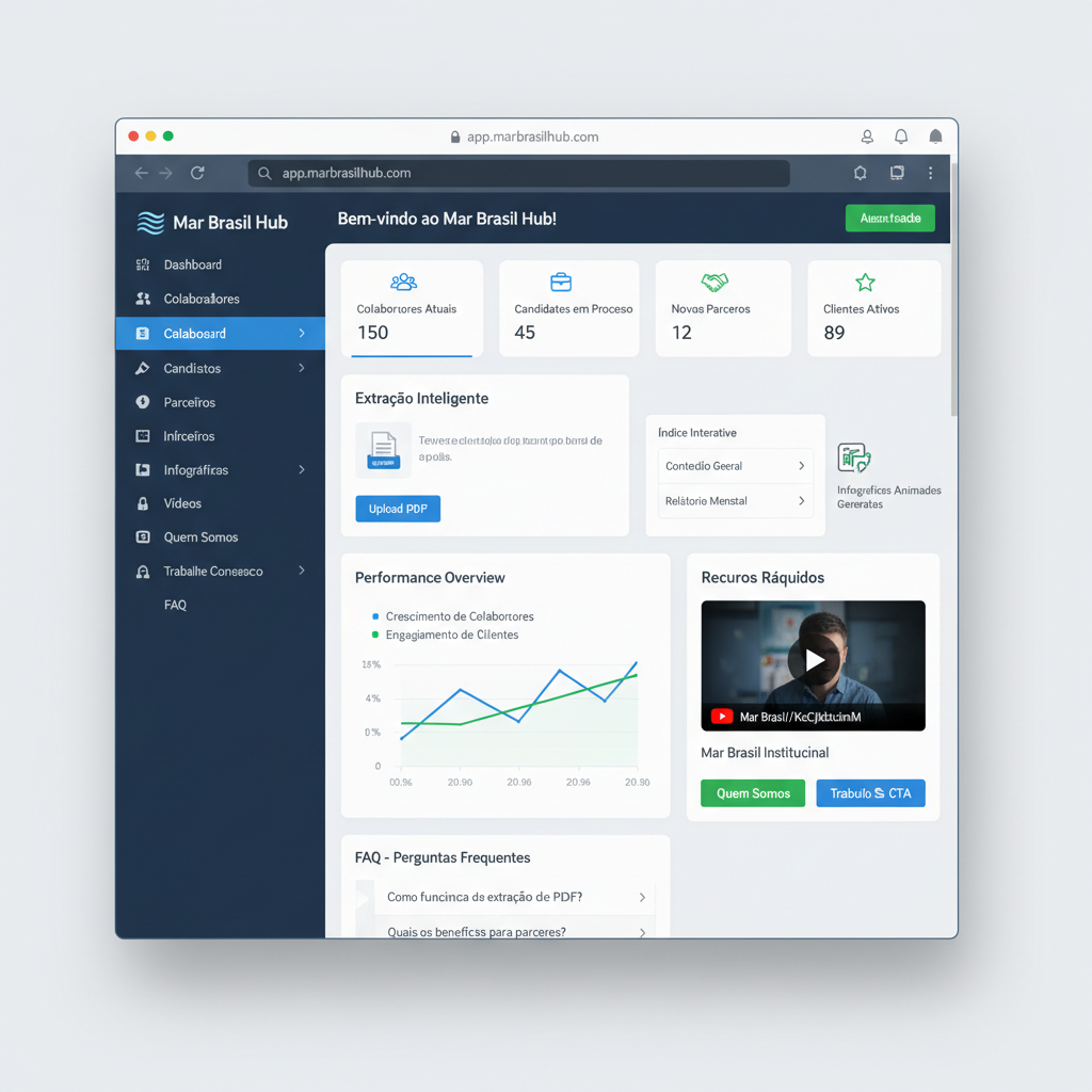 Página de Cultura Interativa Mar Brasil