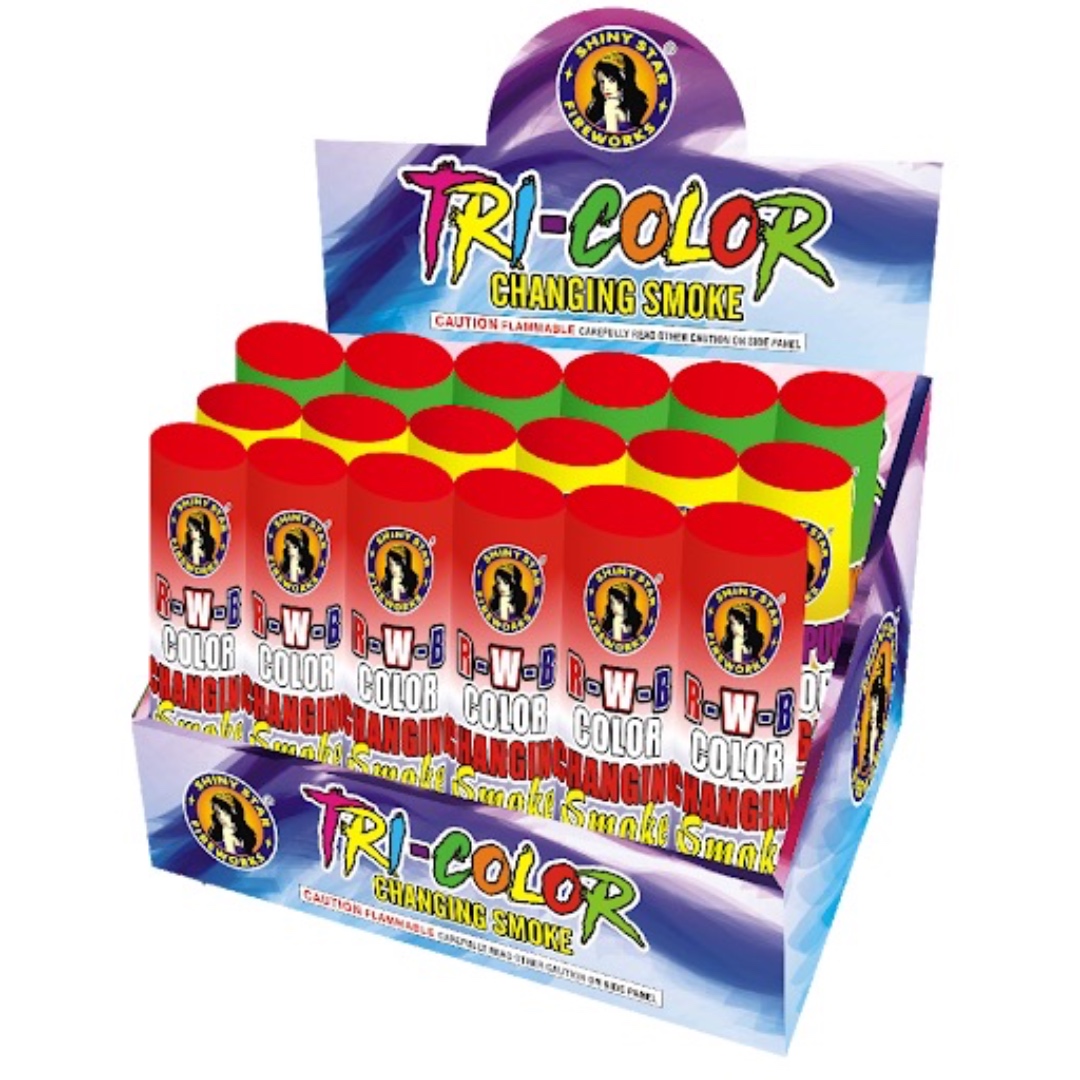 Tri-Color Changing Smoke