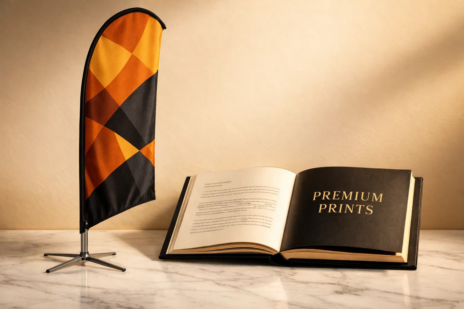 Wind Banner e livro impresso pela Luminare Gráfica e Editora