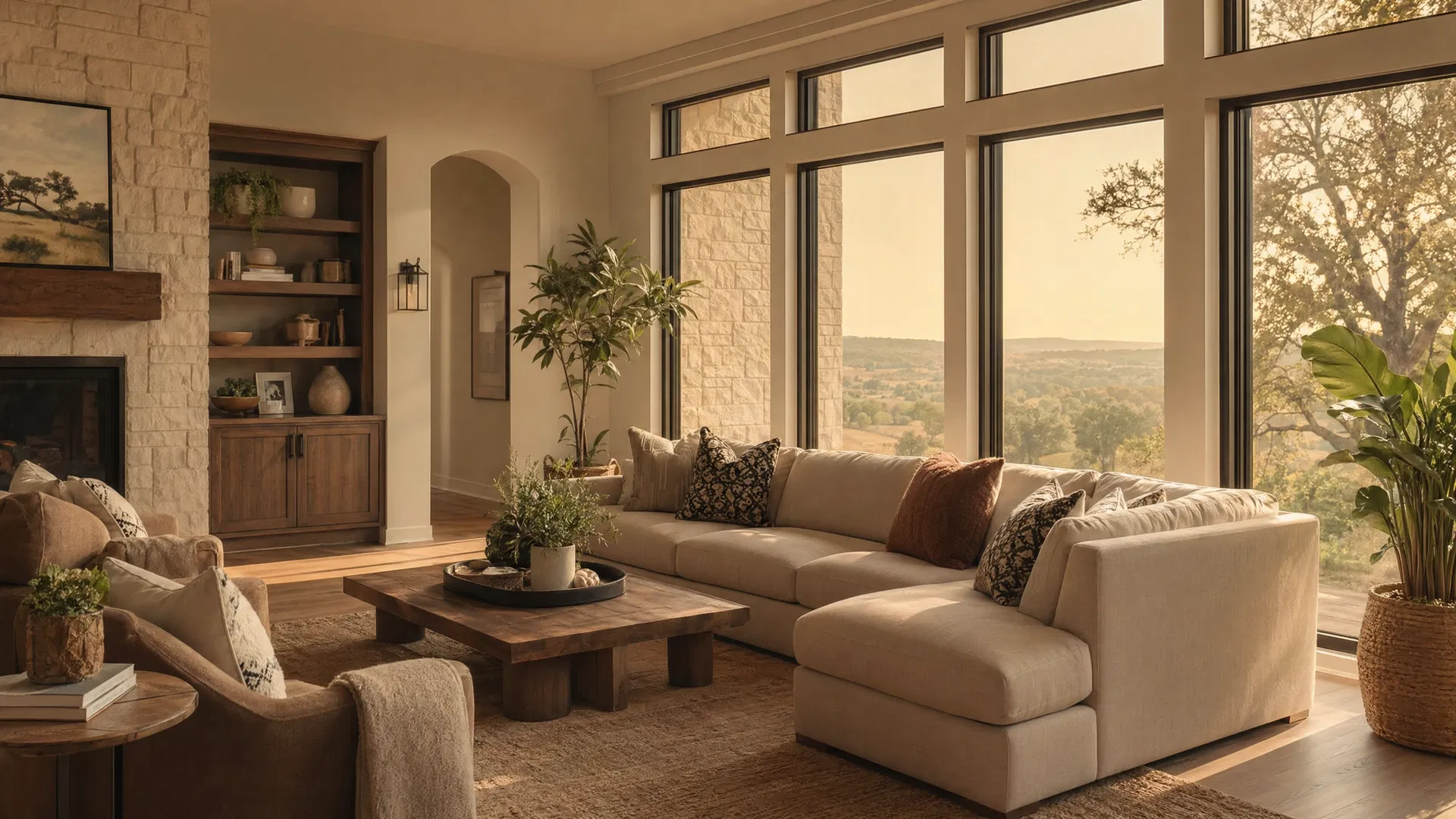 Comfortable home with window tint