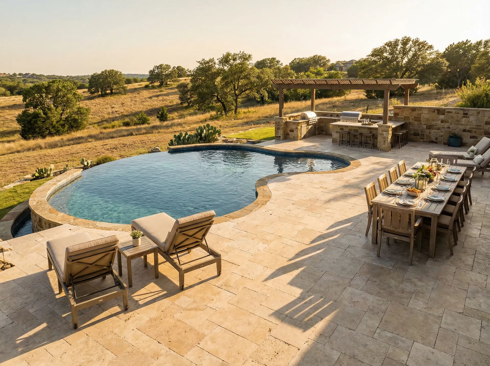 Custom pool builder in Rockport, TX