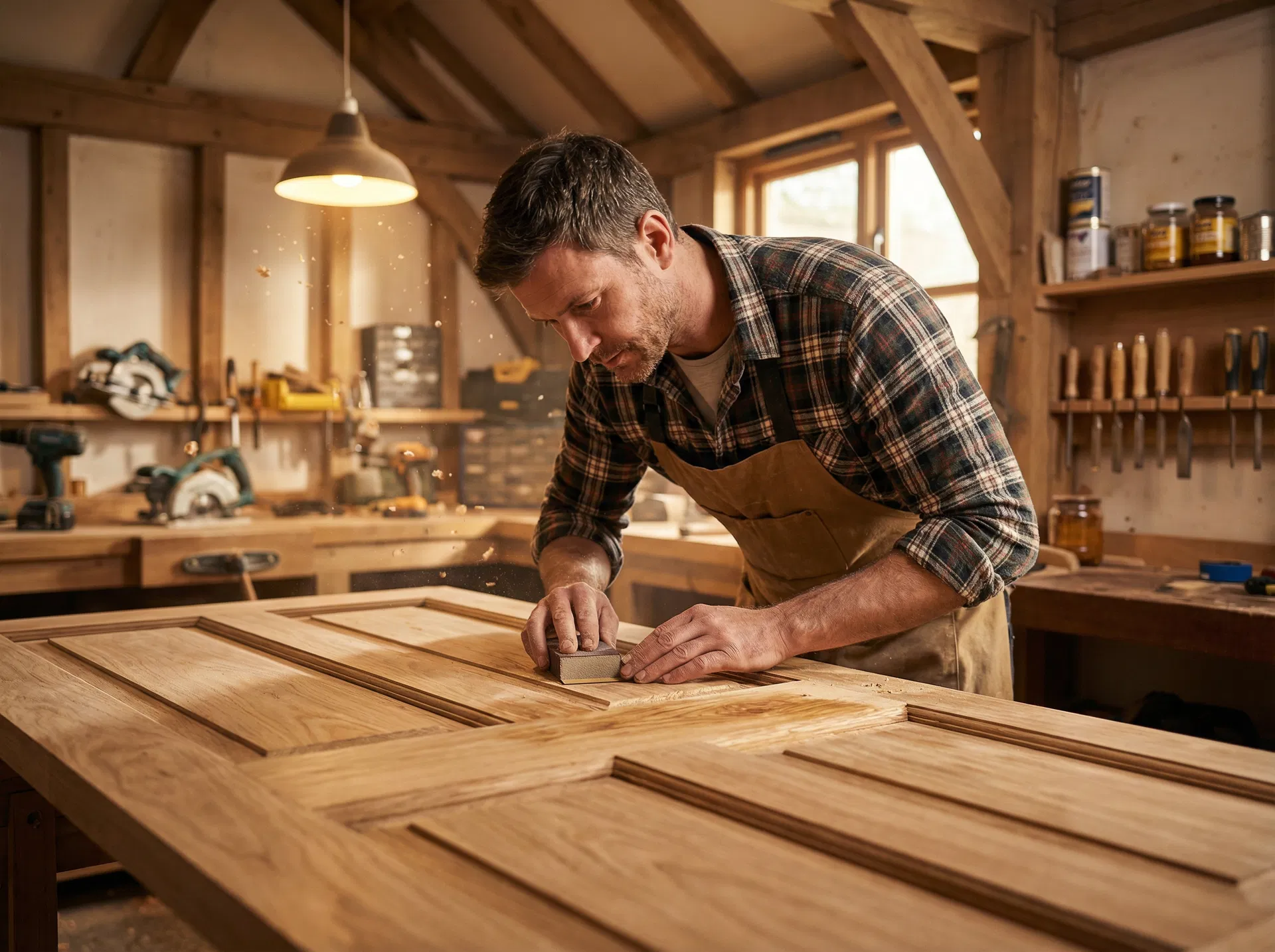 Royal Refinishing craftsman at work in San Antonio