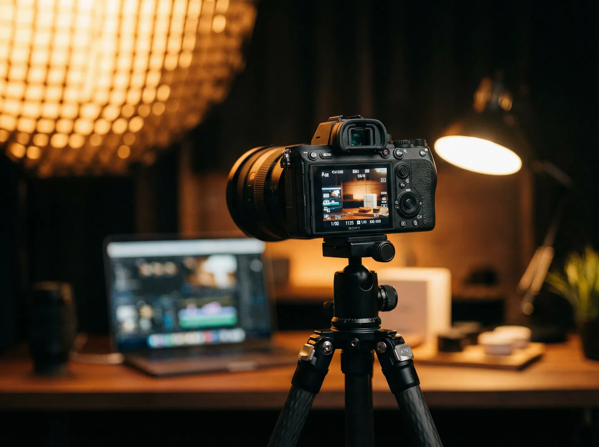 Sony A7IV camera and editing setup