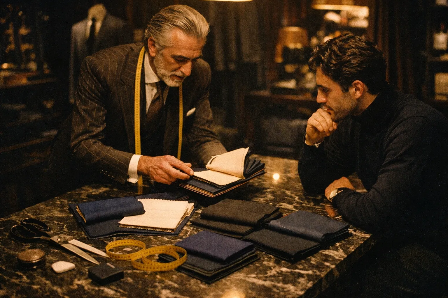 Bespoke consultation at the atelier