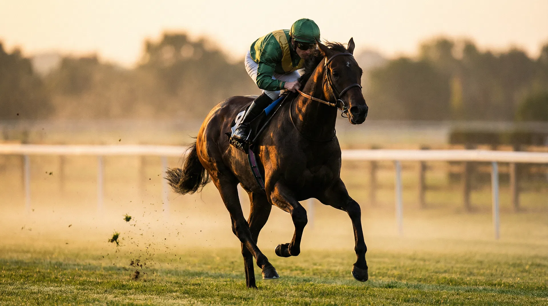 Cavalo PSI em treino