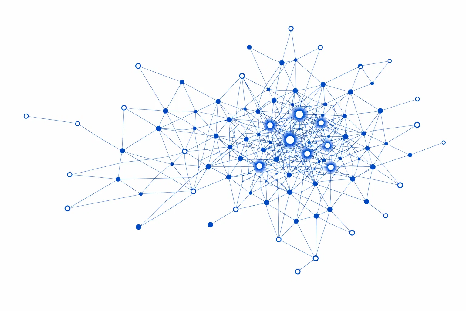 Blockchain transaction network visualization