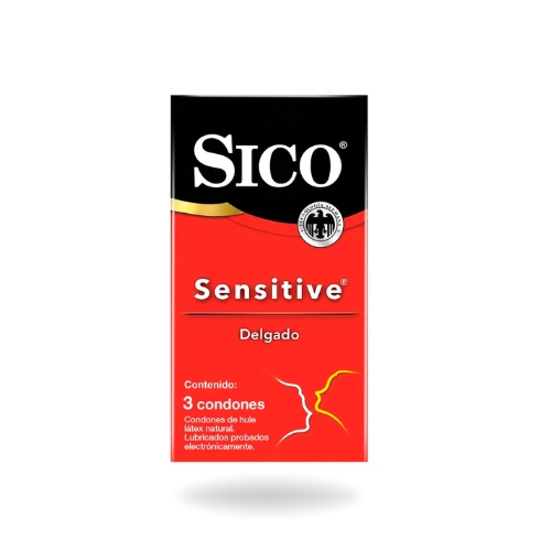 Sico sensitive - 3 condones lubricados