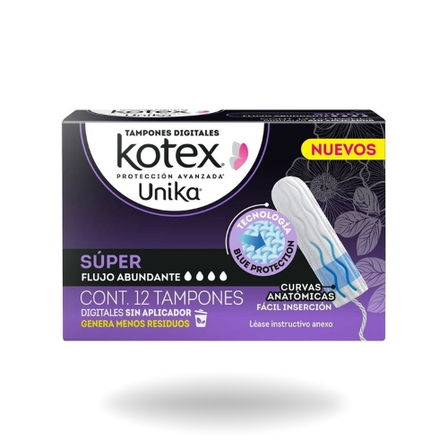 Kotex unica super 10 tampones