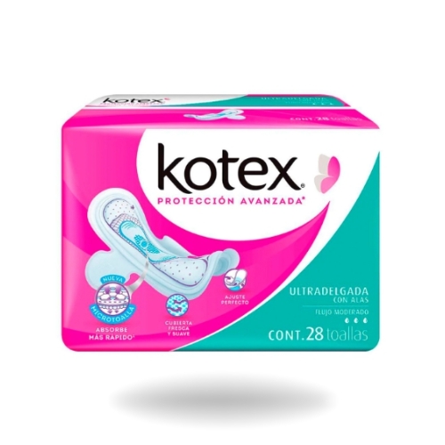 Kotex ultra delgada 28pz
