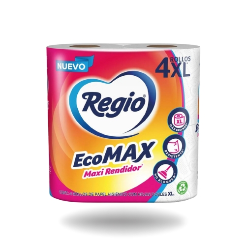 Regio ecomax papel higiénico 4pz