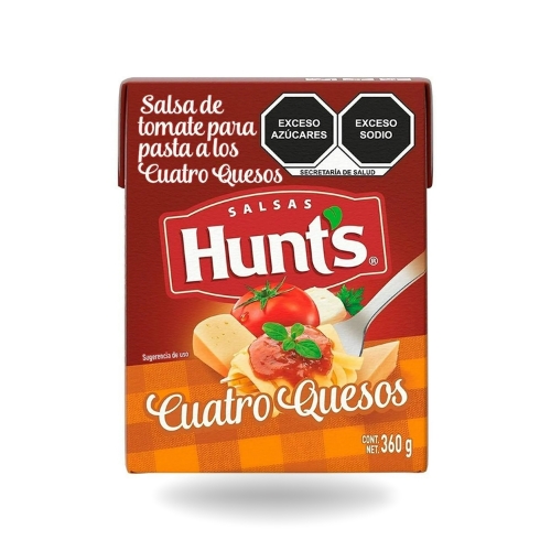 Huntz salsas 4 quesos 360g