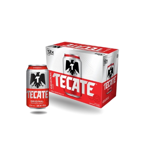 Tecate rojo 355ml 12 pack