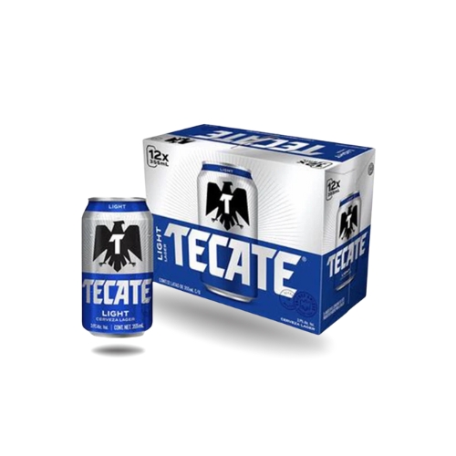 Tecate light 355ml 12 pack