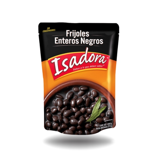 Frijoles enteros negros Isadora 400g