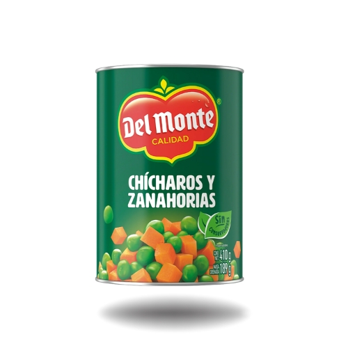 Chicharos y zanahorias Del monte 215g