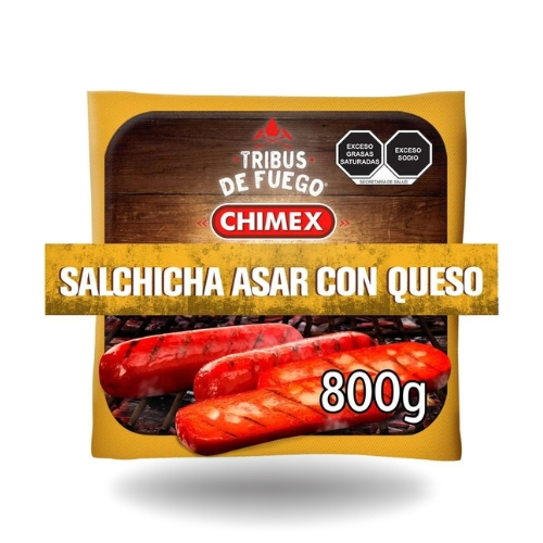Salchicha para asar con queso Chimex 800g