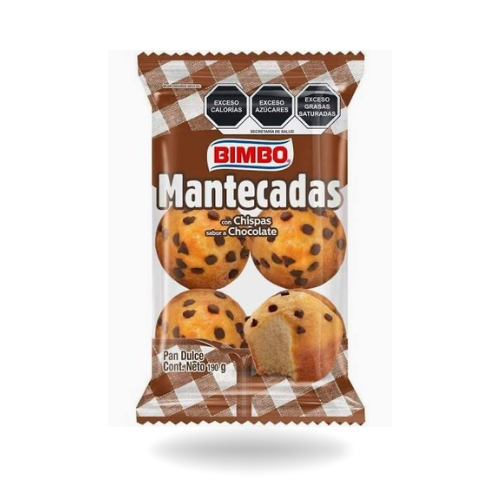 Mantecadas chocochispas Bimbo 190g