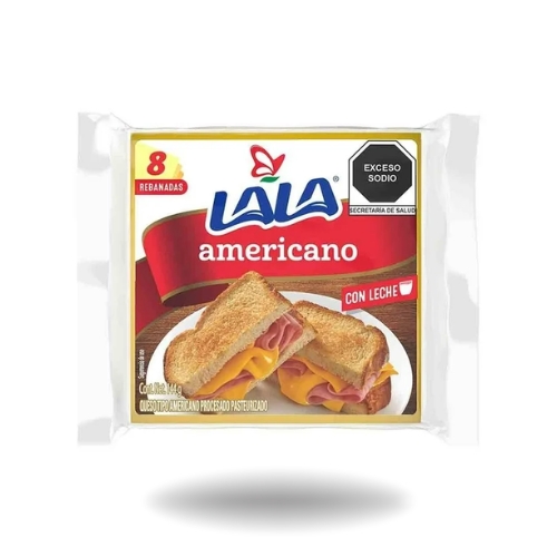 Queso americano Lala 144g