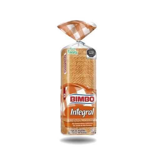 Pan integral bimbo 620g (grande)