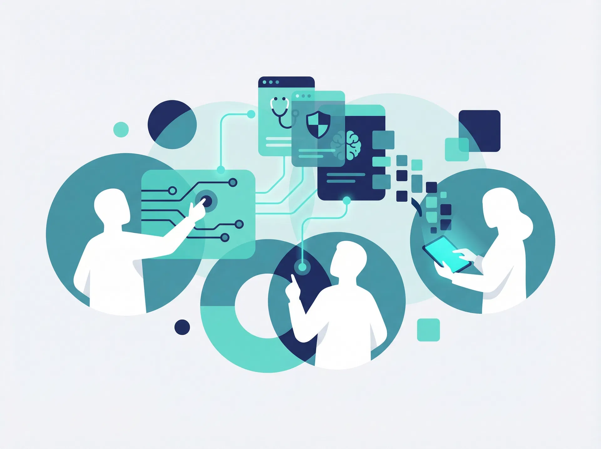 Healthcare team using Qema