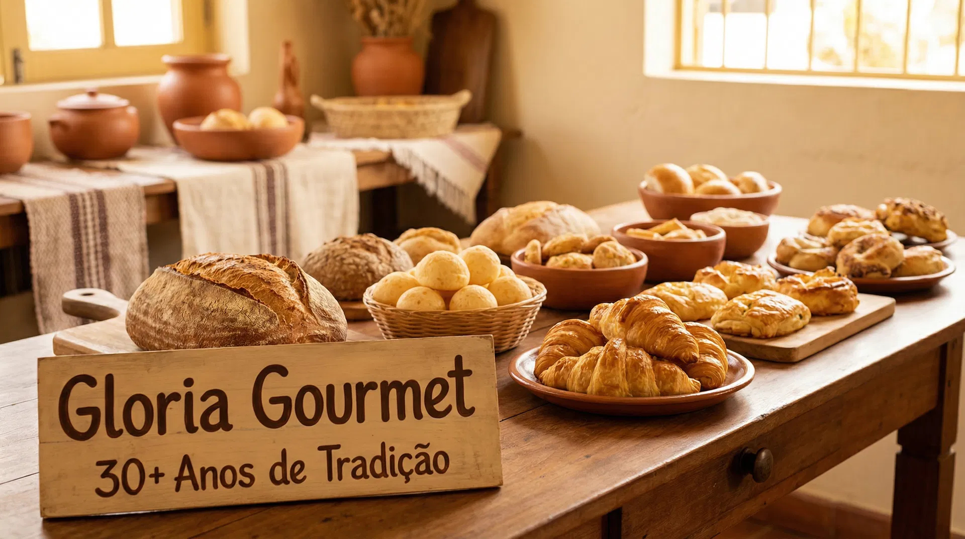 Gloria Gourmet - Pães e Biscoitos Artesanais