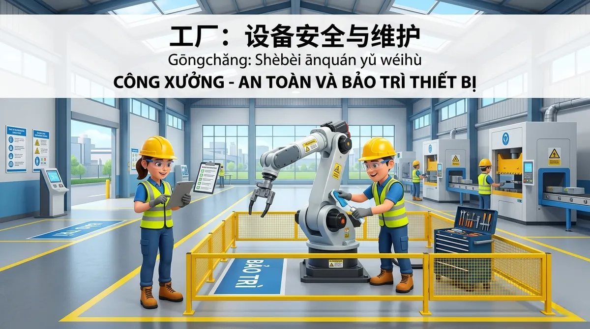 CHỦ ĐỀ: CÔNG XƯỞNG - AN TOÀN VÀ BẢO TRÌ THIẾT BỊ