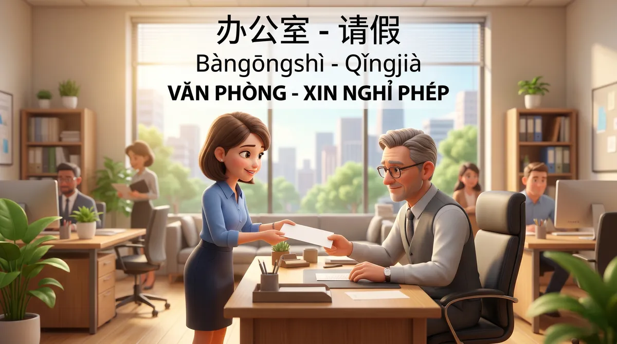 CHỦ ĐỀ: VĂN PHÒNG - XIN NGHỈ PHÉP