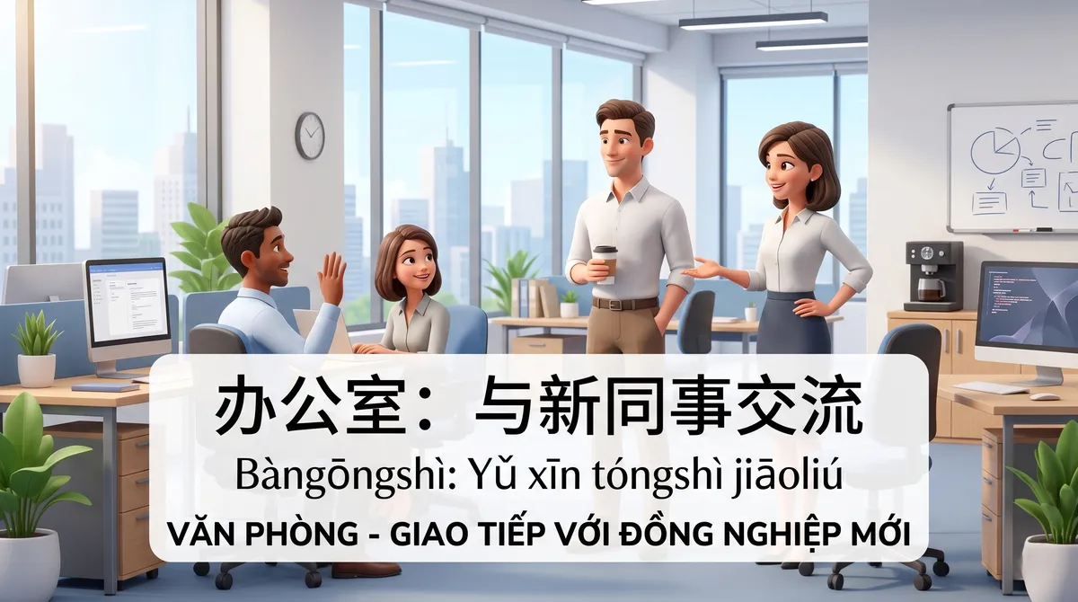 CHỦ ĐỀ: VĂN PHÒNG - GIAO TIẾP VỚI ĐỒNG NGHIỆP MỚI