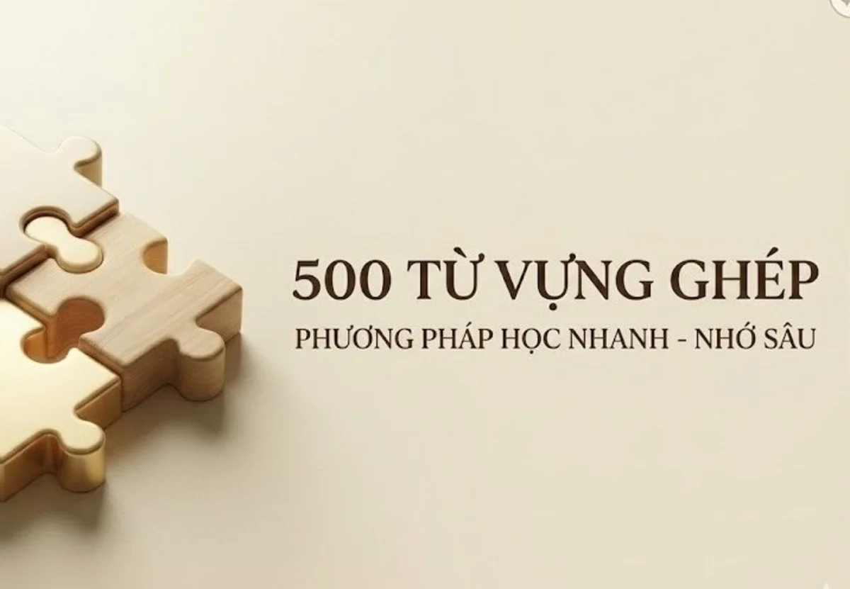 500 TỪ VỰNG GHÉP: PHƯƠNG PHÁP HỌC NHANH - NHỚ SÂU 