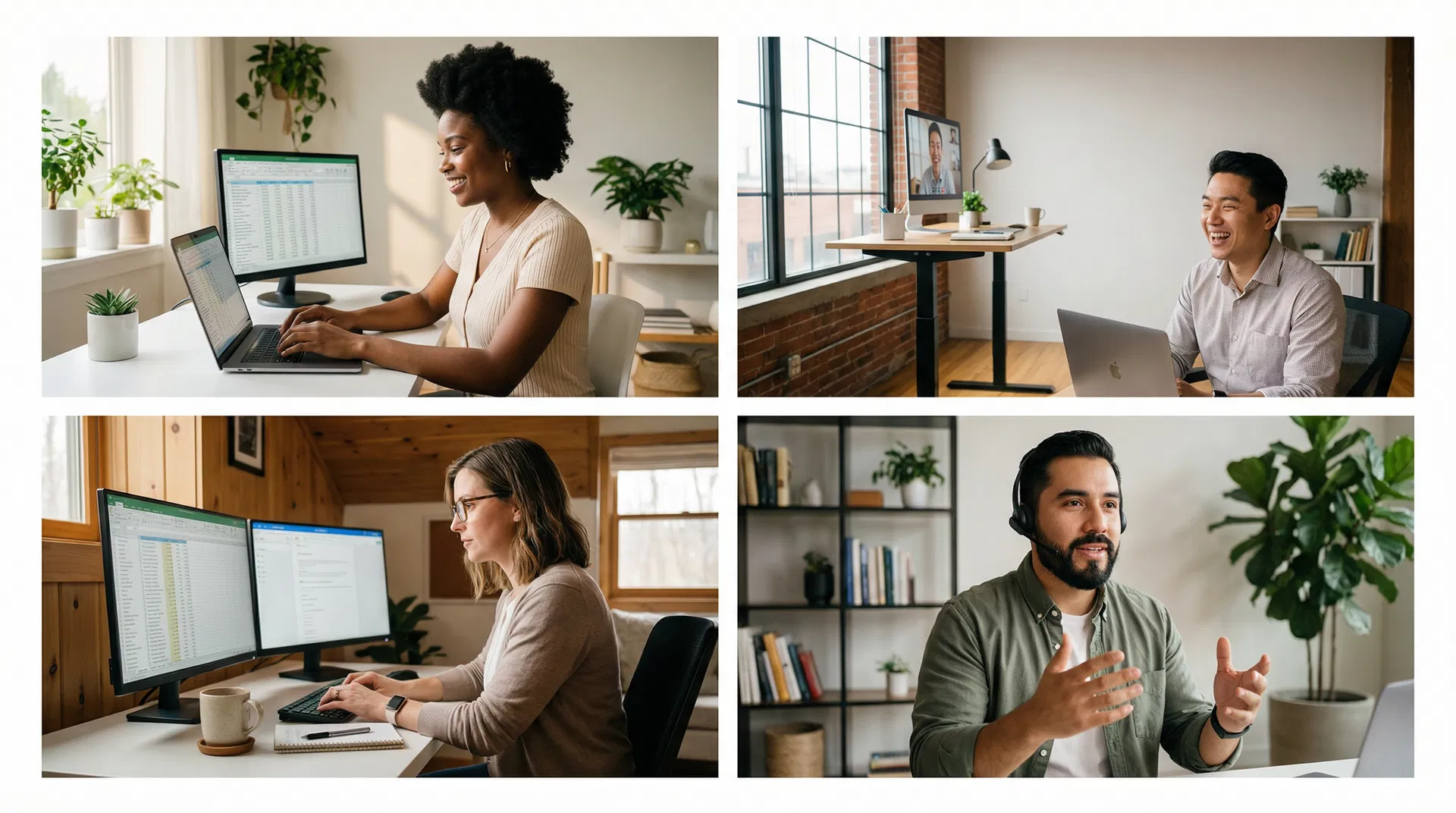 Axis VA team working remotely