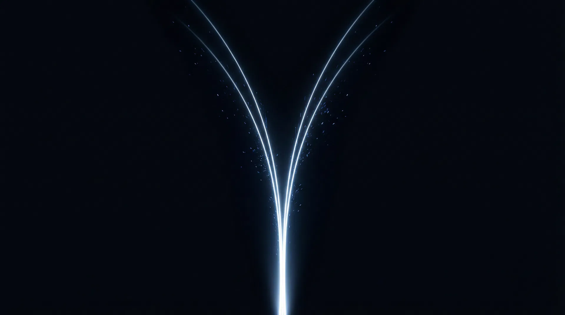 Yearning — 向上分岔的光束