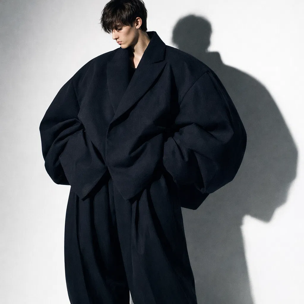 Oversized deconstructed silhouette