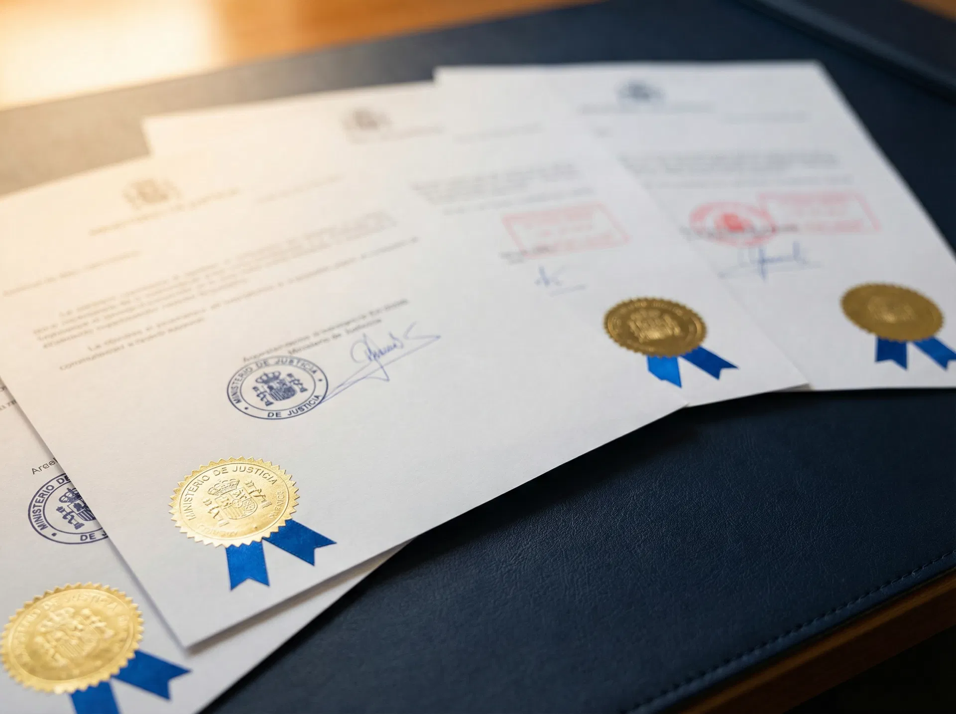 Documentos oficiales apostillados