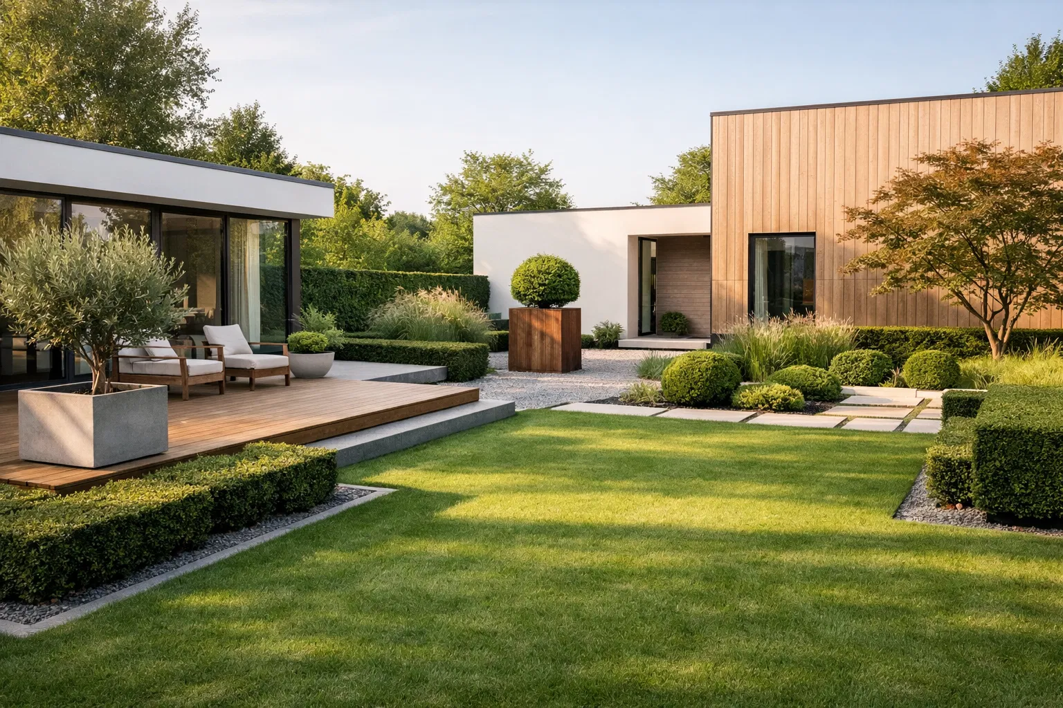 Jardin magnifiquement entretenu