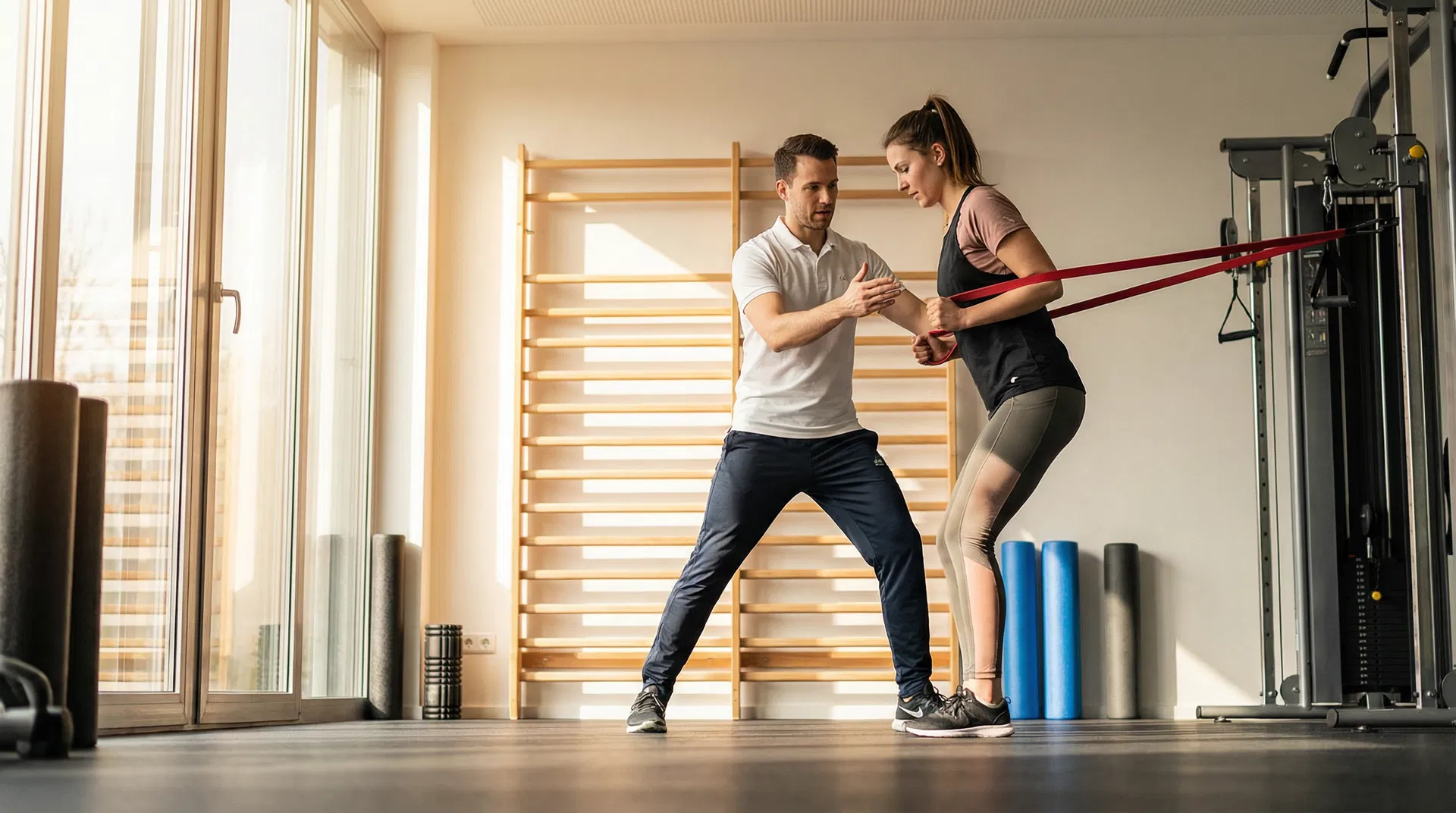 Physiotherapie Training bei NBG Biomechanics