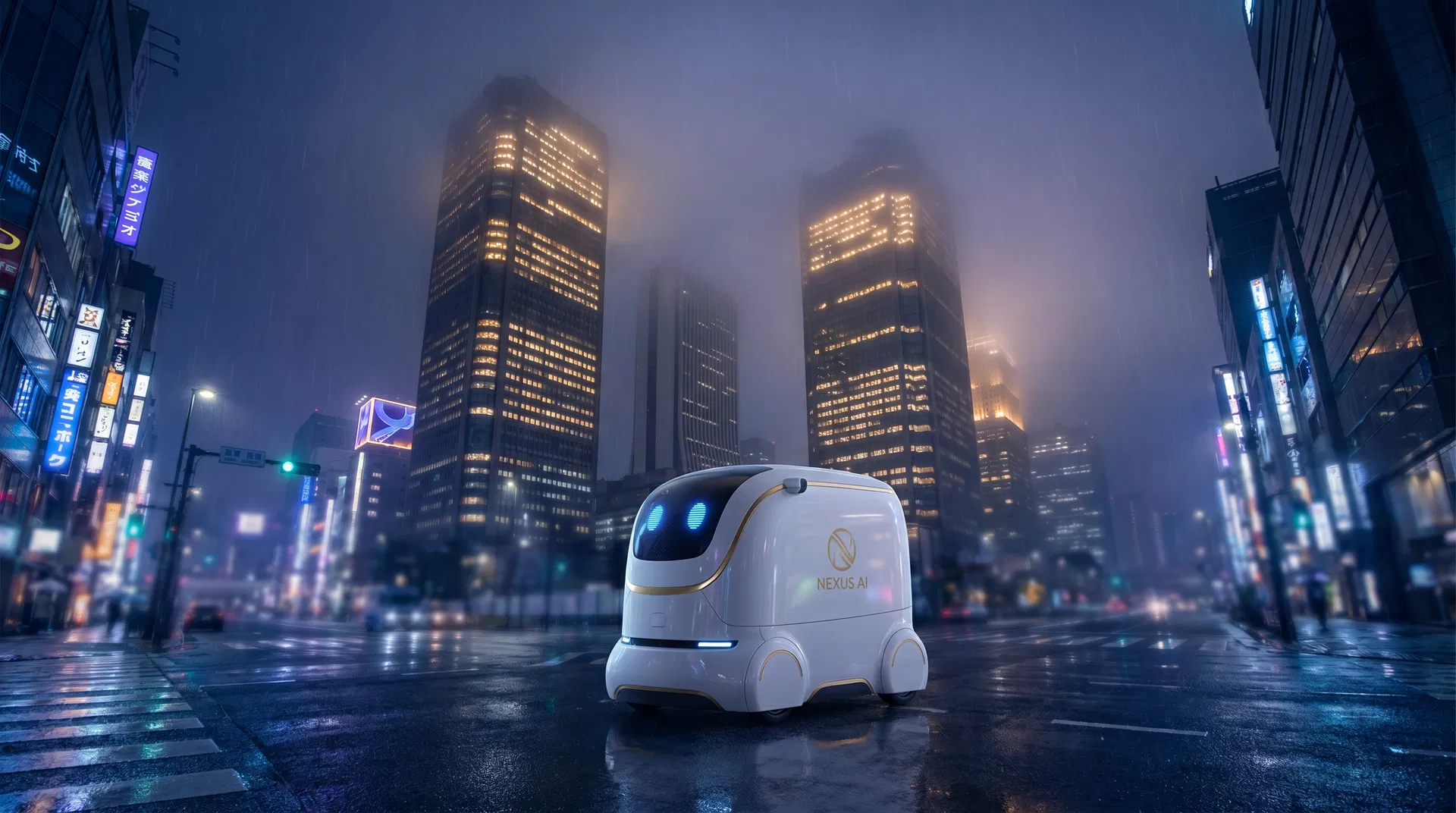 Tokyo night cityscape