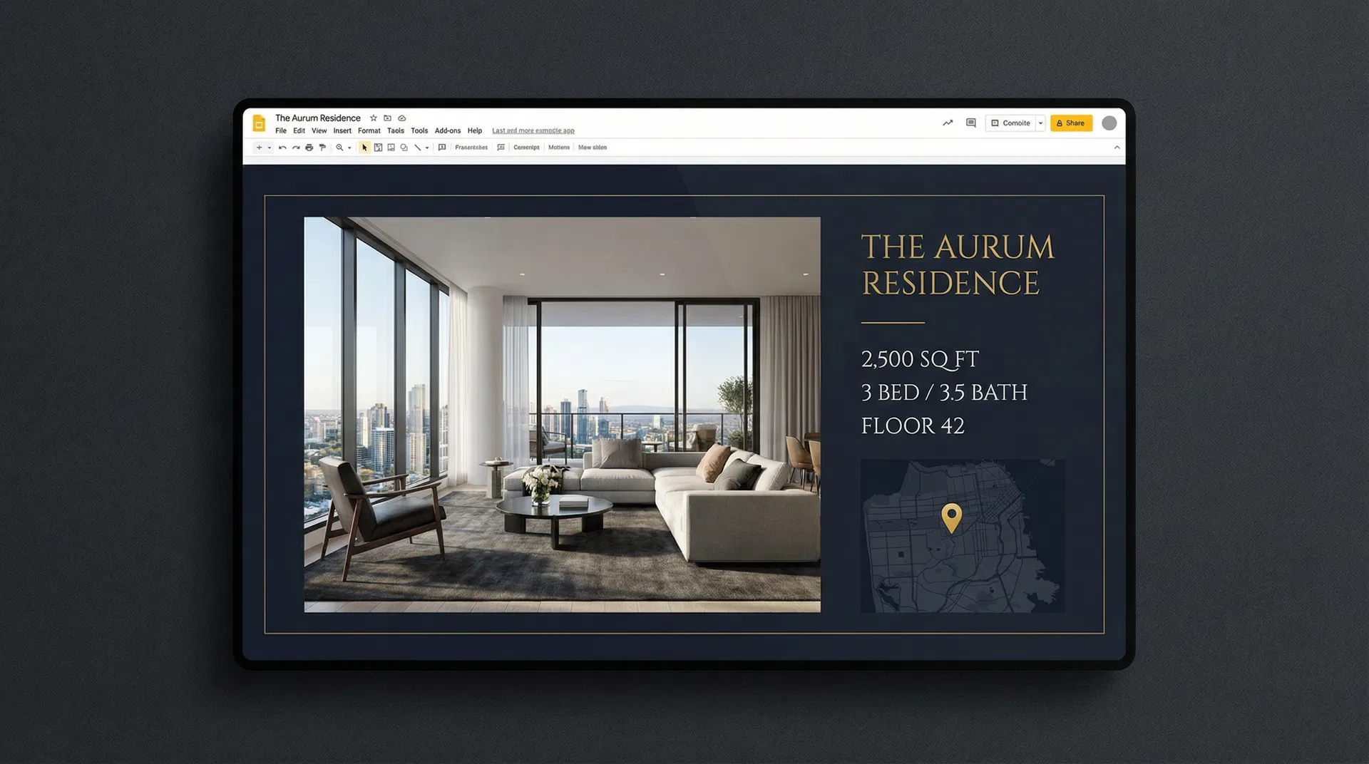 Google Slides preview
