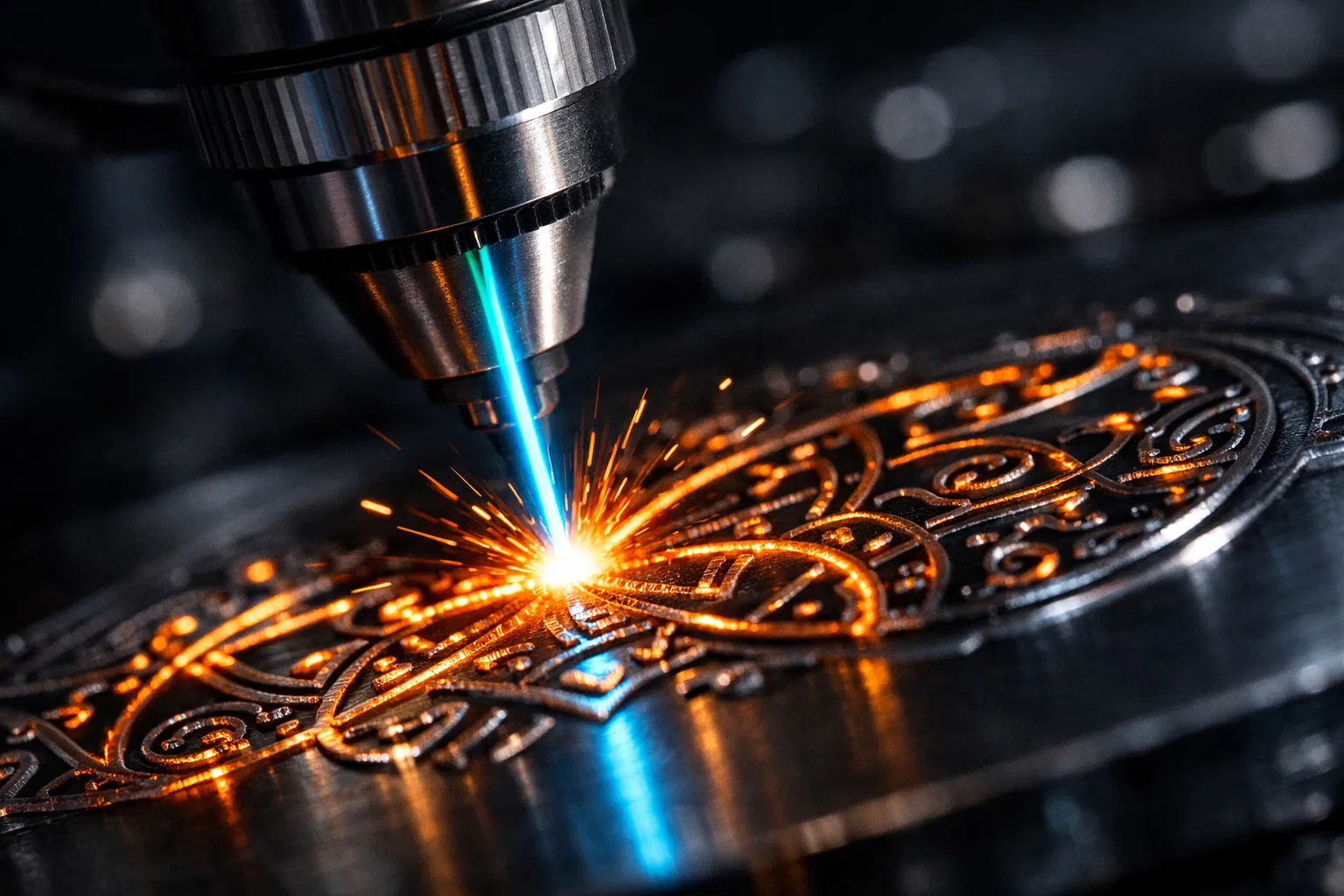 群倫雷射加工過程