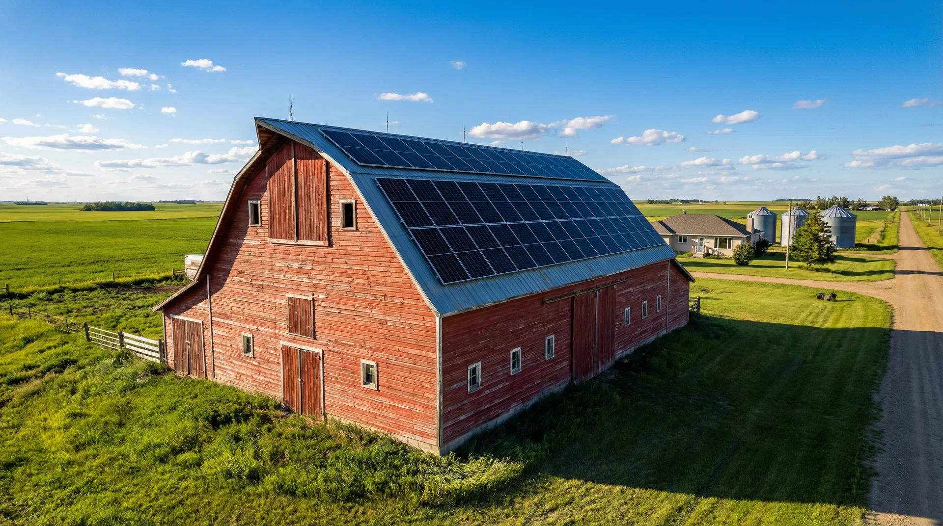 Farm Barn Rooftop — Lacombe County, AB