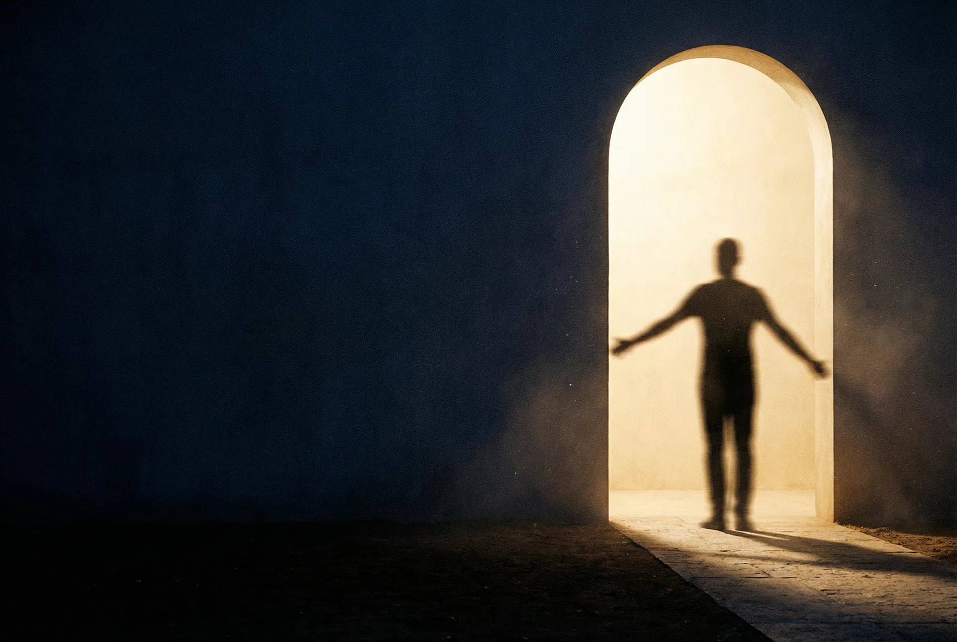 A travessia — da escuridão para a luz