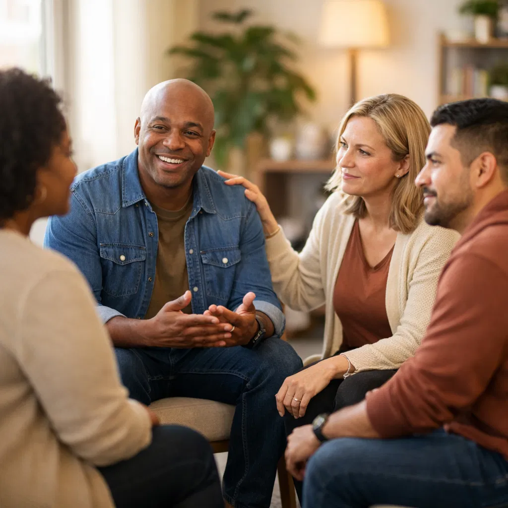 Group therapy session