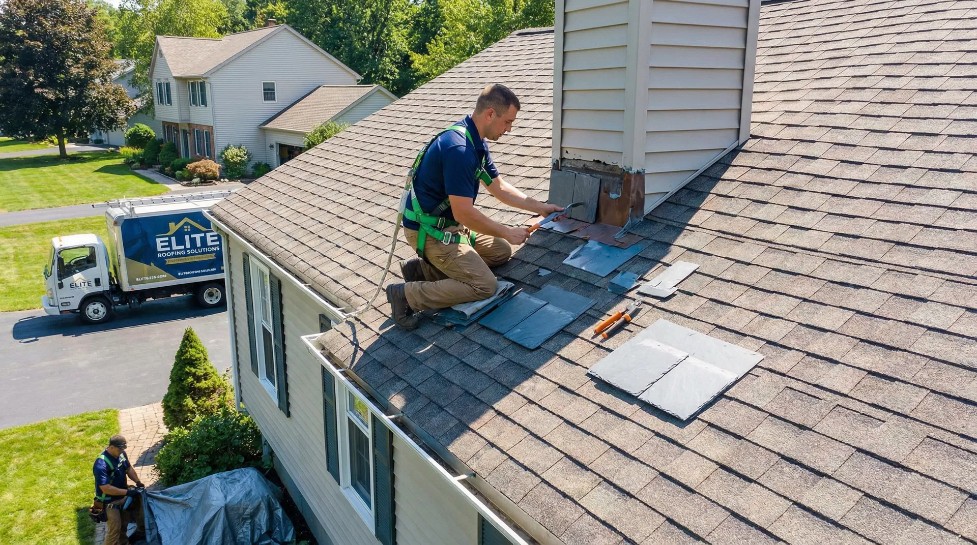 Professional roof repair