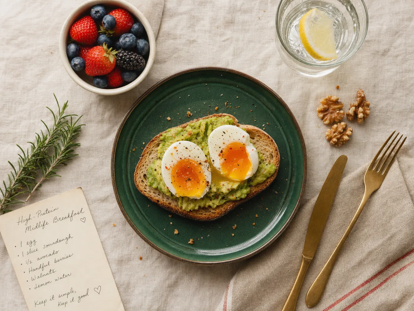 Eat well. Properly fed.