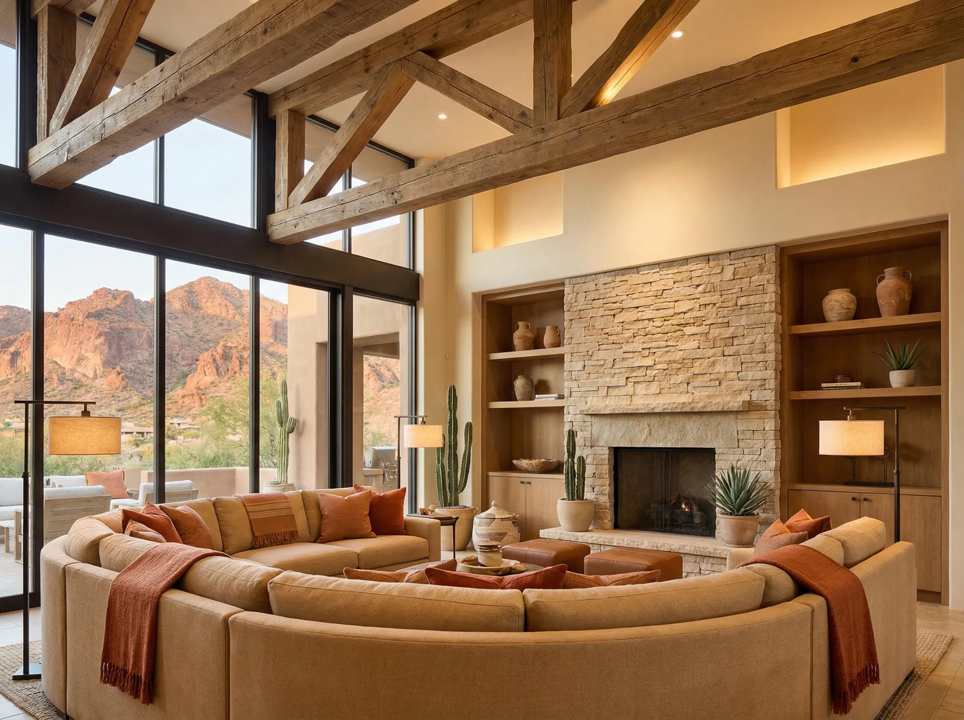 Luxury vacation rental interior