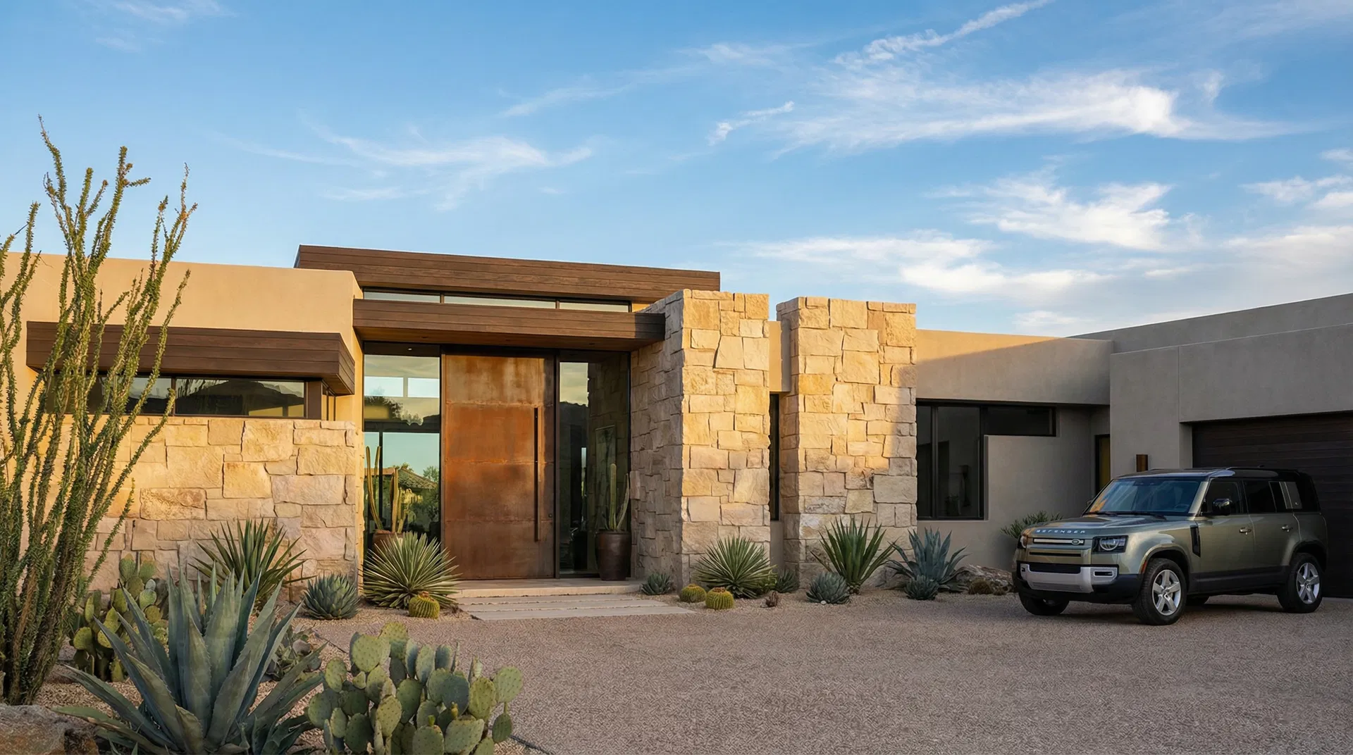Luxury Scottsdale home exterior — property management