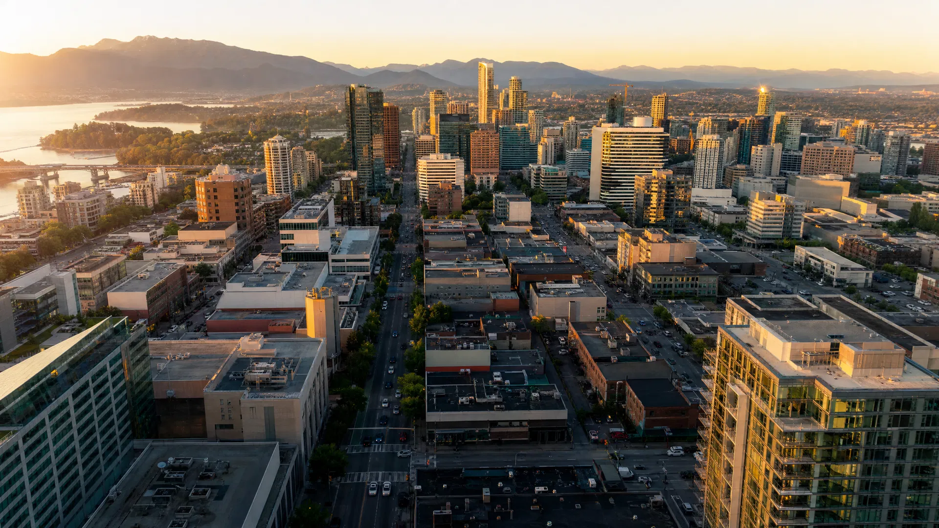 North American commercial district