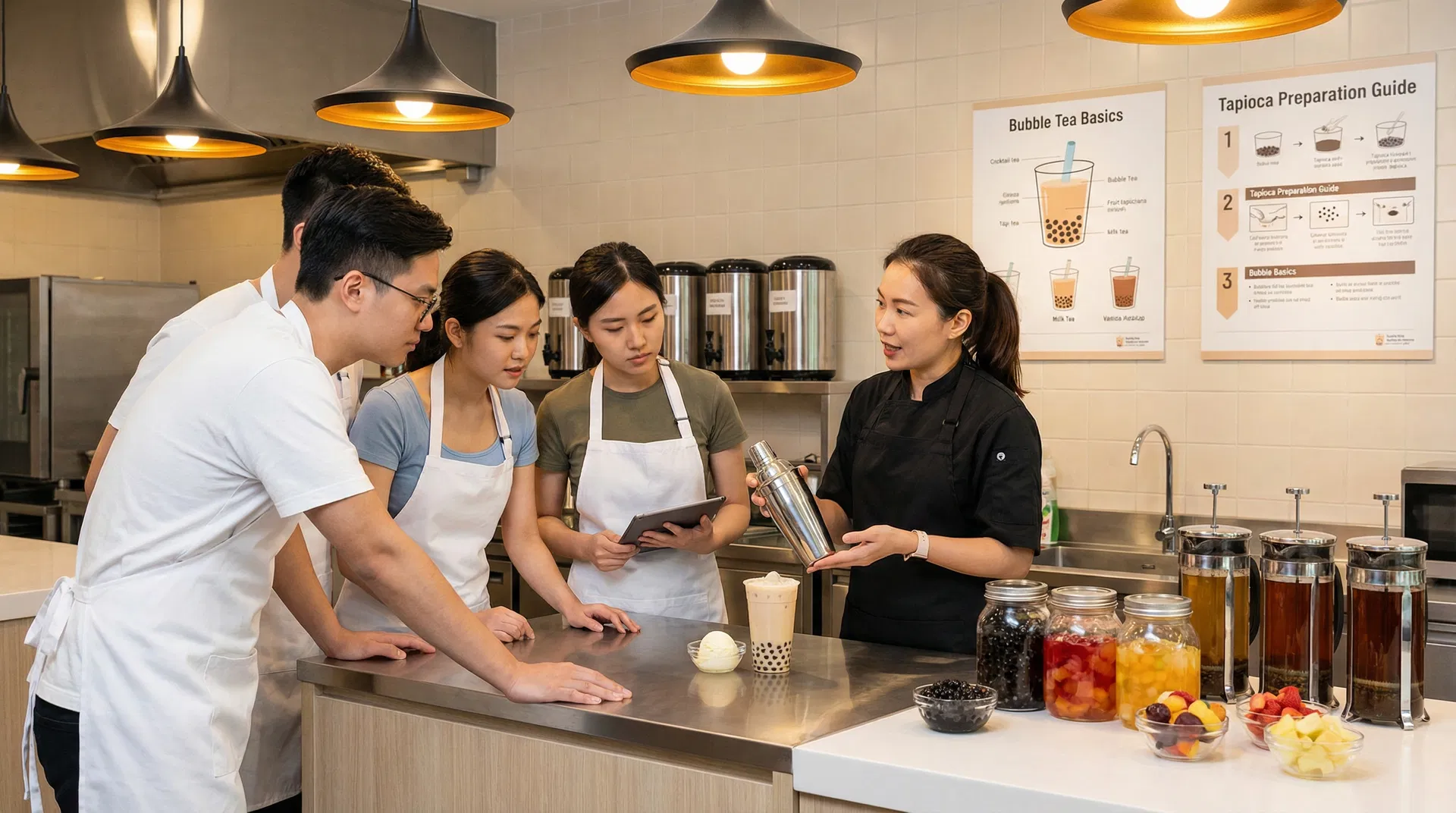 Oriental Tea bubble tea training environment