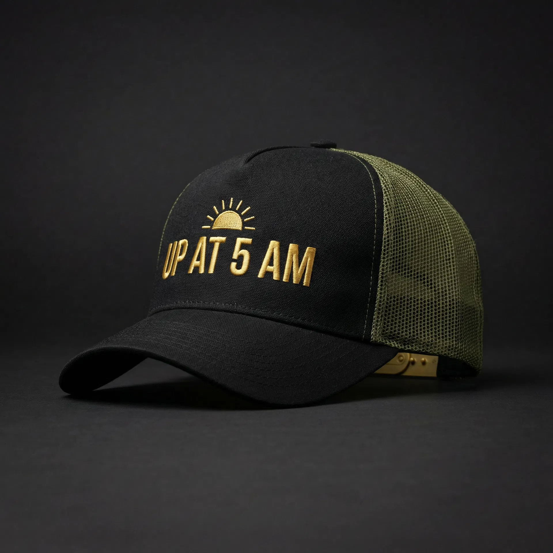 "Up at 5 AM" Trucker Hat