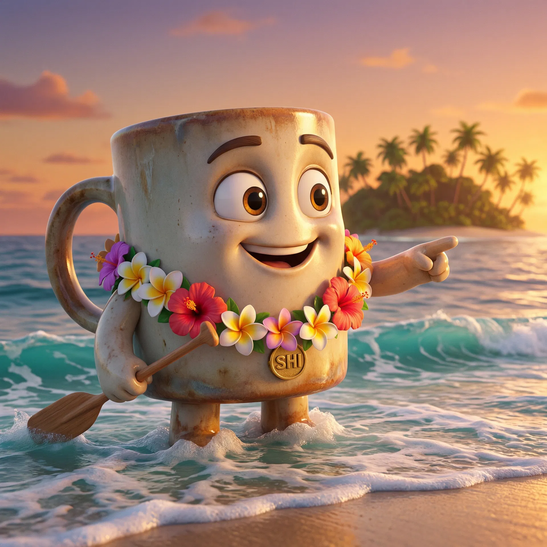 Sam as Moana